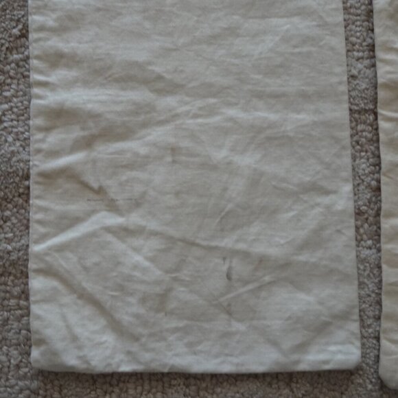 Set of 3 Bally Shoe Purse Dust Bag Drawstring 14”x 7” Beige - Picture 7 of 7